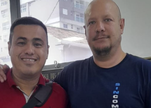 Márcio Israel visita Sincomerciários de Piracicaba
