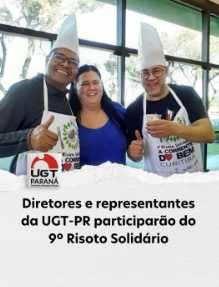 UGT apoia o 9.º Risoto Solidário