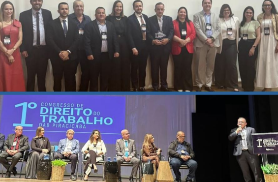 Dirigentes comerciários paulistas participam do 1º Congresso de Direito do Trabalho da OAB Piracicaba