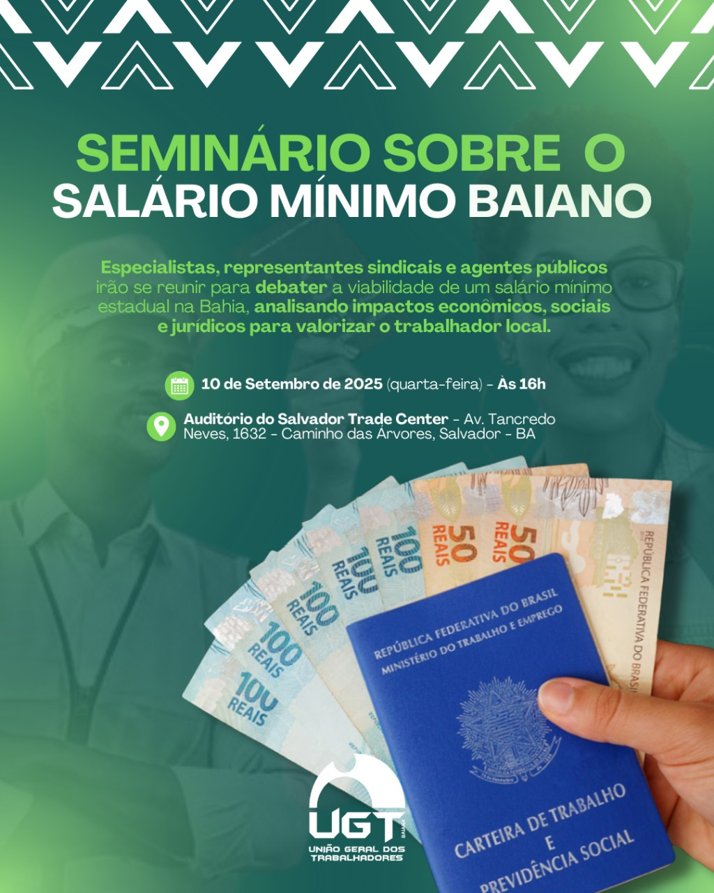 Seminário sobre o salário mínimo baiano
