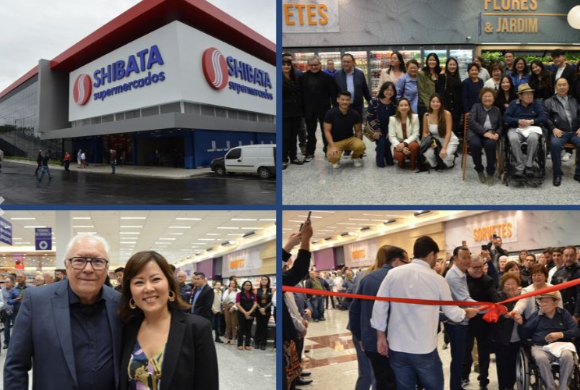 Carlos Dionísio de Morais participa da inauguração da nova loja do Shibata Supermercados em Taubaté