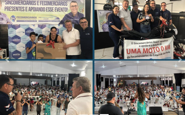 Festa dos Comerciários reúne mais de 850 participantes em Avaré
