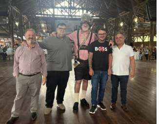Presidente da Fecep prestigia o 17º Encontro de Sócios Aposentados do SEC Joinville