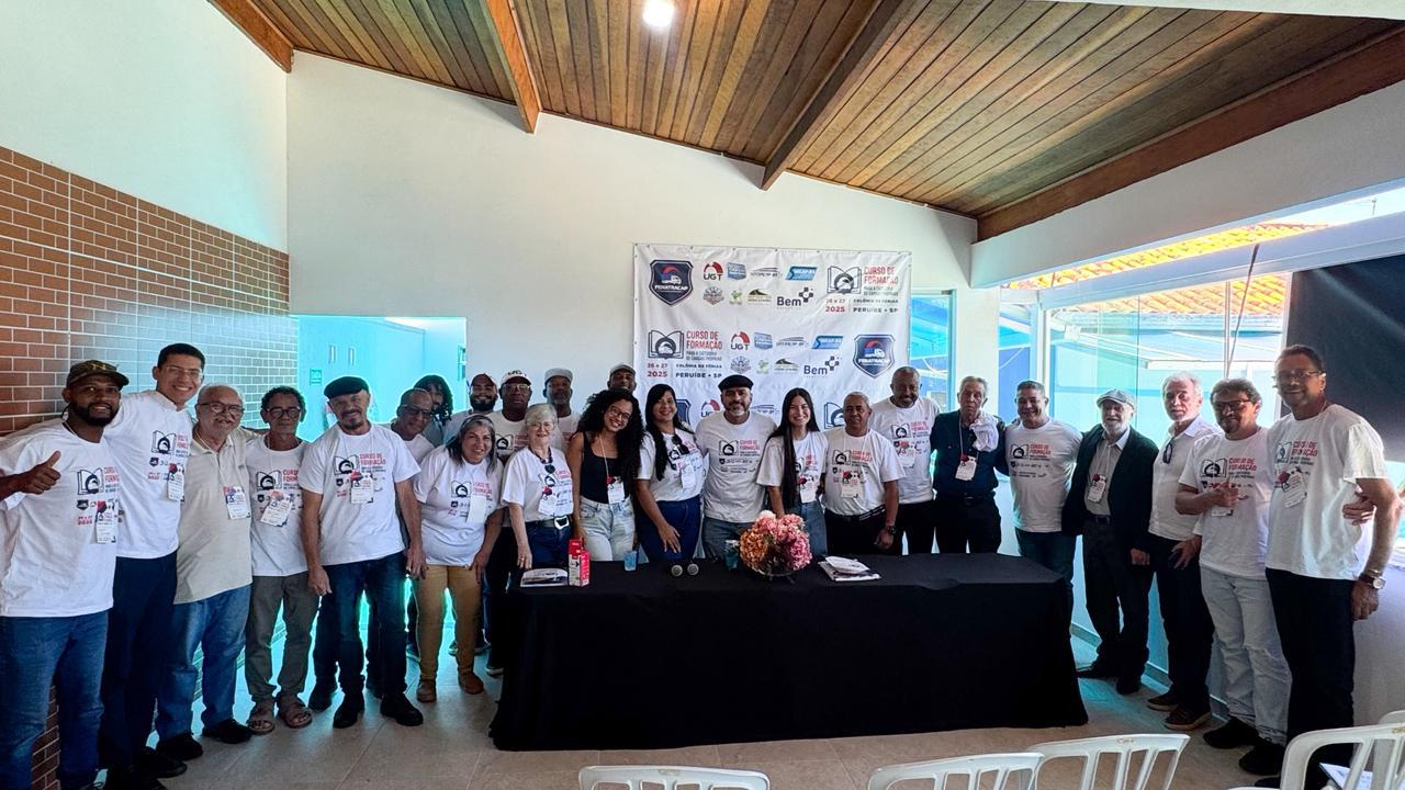 Curso de Formação Sindical da Fenatracap reúne lideranças em Peruíbe