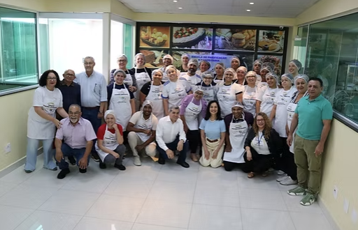 Lu Alckmin prestigia alunos da 8ª turma do projeto Padaria Artesanal no Sindicato dos Padeiros de São Paulo