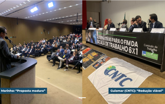 Mobilizados por Motta, comerciários lotam audiência na Câmara pelo fim da 6x1!