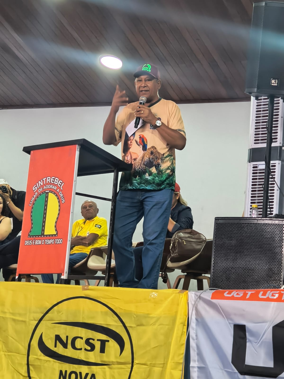 UGT defende voz e protagonismo dos trabalhadores na transição justa durante Encontro Nacional dos Trabalhadores na COP30