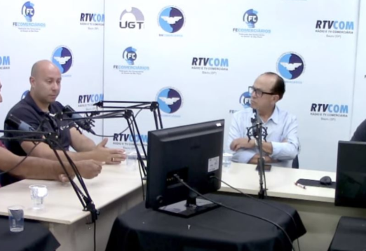 Programa Sindcast do Sincomerciários de Bauru recebe visita especial