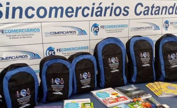 Sincomerciários de Catanduva abre inscrições para associados solicitarem kits escolares