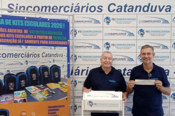 Sincomerciários de Catanduva anuncia vencedores do último sorteio realizado pela entidade no ano