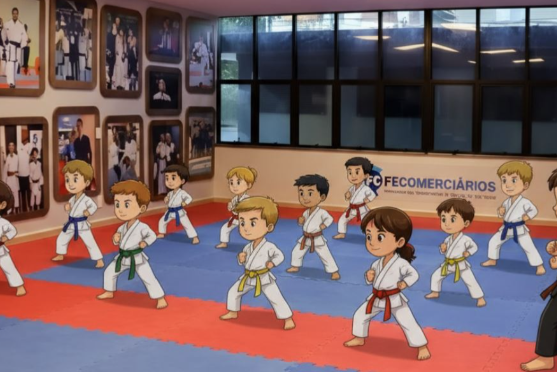 Programa de Iniciação Esportiva em Karatê da Fecomerciários preenche todas as vagas para 2026