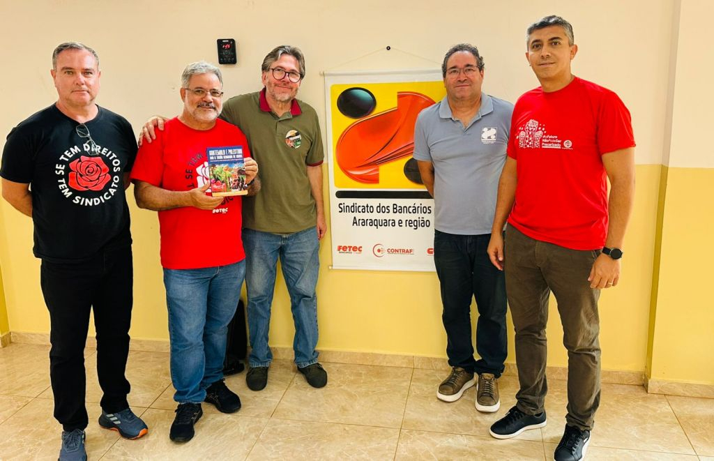 Sindicato dos Bancários de Araraquara e Região lança livro de apoio à libertação da Palestina