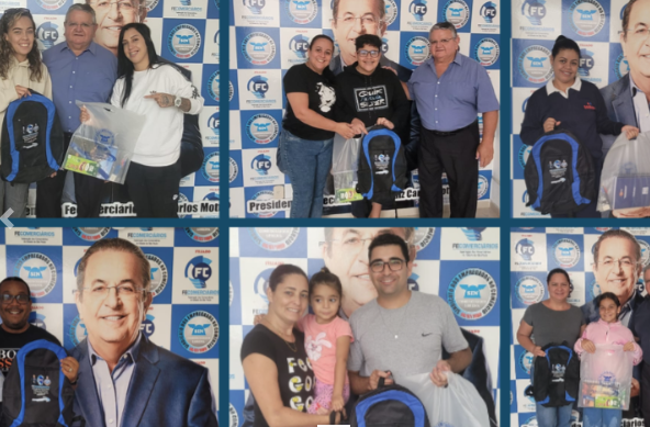 Sincomerciários de Lorena segue com entrega dos Kits Escolares