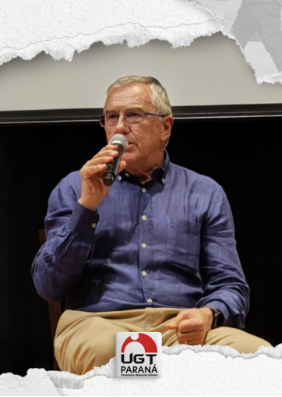 UGT-PR participa de palestra-entrevista com Laurentino Gomes sobre escravidão