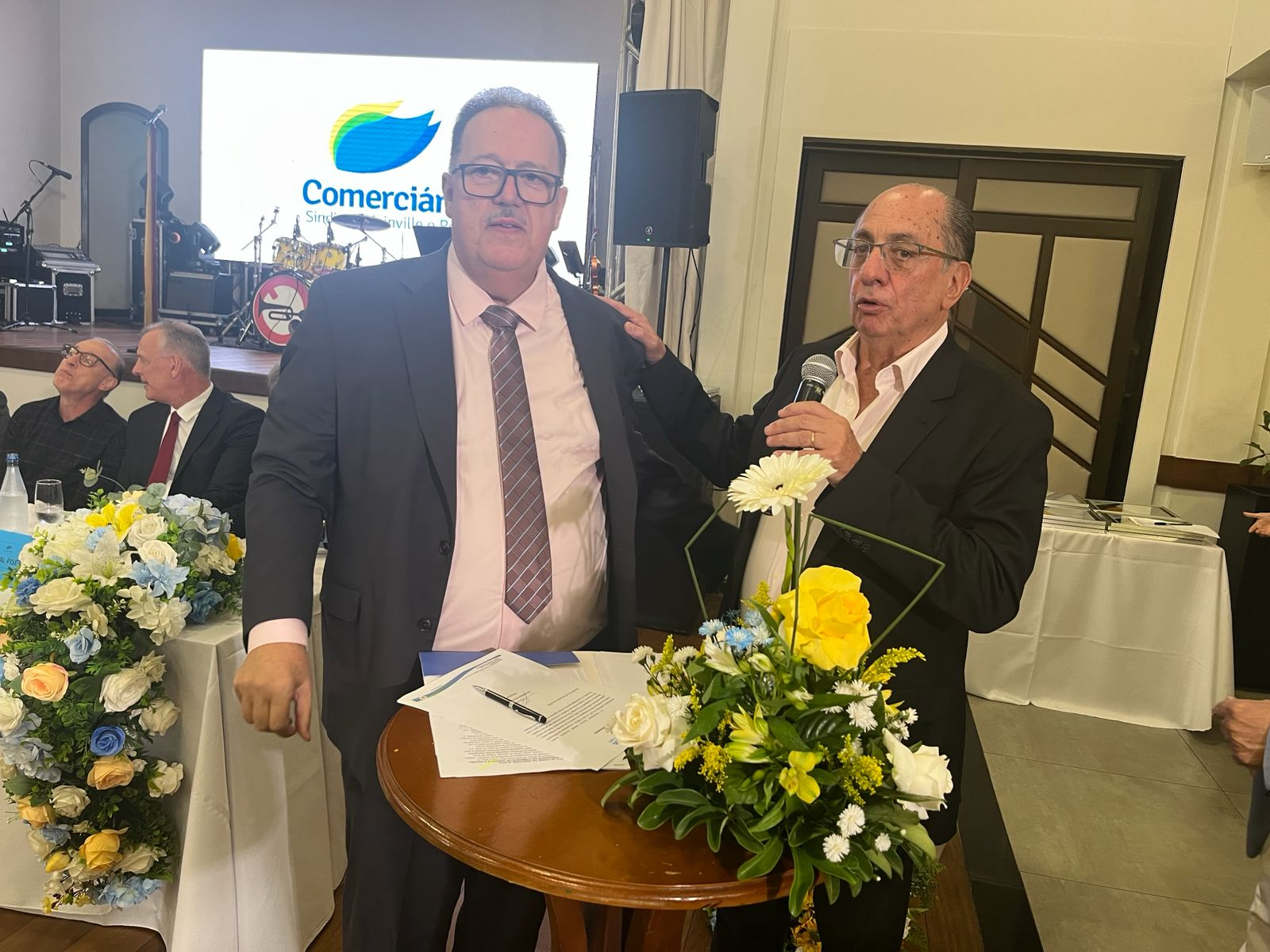 Ricardo Patah participa de posse de Mazinho no Sindicato dos Comerciários de Joinville e reforça a união do movimento sindical