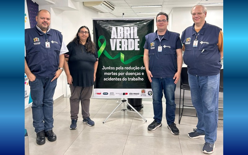 Diretora do Sincomerciários confere “Abril Verde” do CEREST em Jundiaí