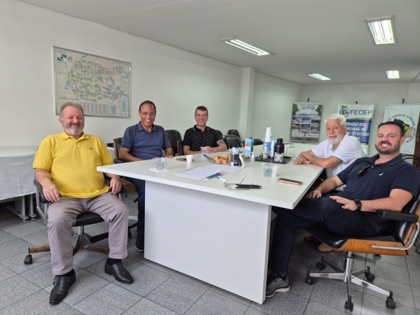 FECEP recebe a visita do Presidente da UGT-PR e da FEACONSPAR Manassés Oliveira