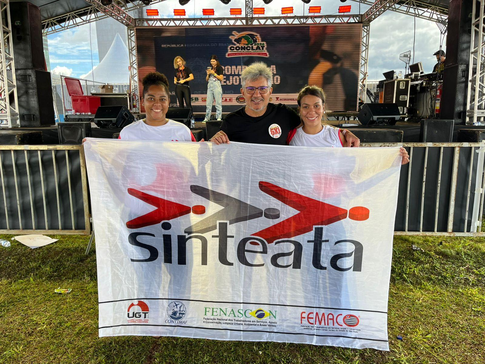 SINTEATA marca presença na CONCLAT 2026, em Brasília