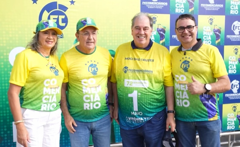 Com participação do SECSP,  Fecomerciários celebra o 1º de Maio em Avaré