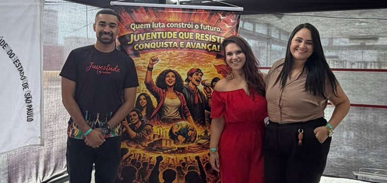 SINTETEL participa de evento para juventude na Praia Grande