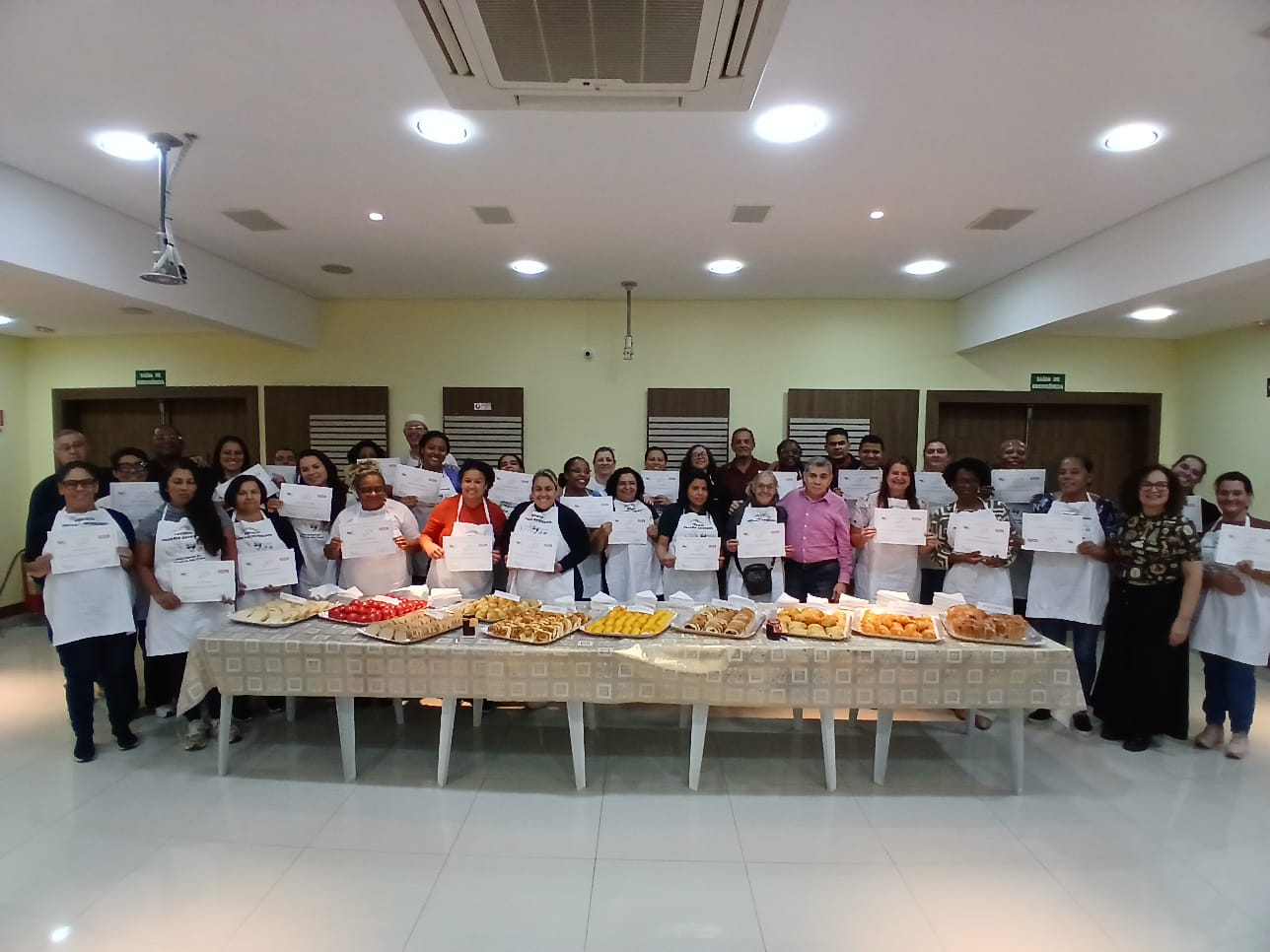 Sindicato recebe a 15ª turma de alunos do Projeto Padaria Artesanal