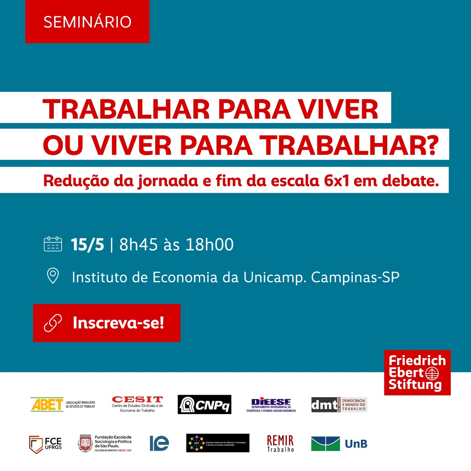 Trabalhar para viver ou viver para trabalhar?