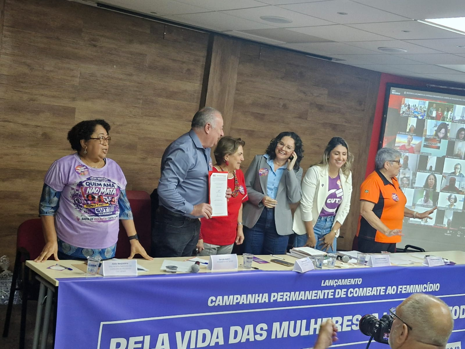 UGT participa de encontro na CUT e reforça mobilização permanente pelo combate à violência contra as mulheres