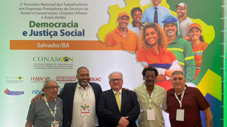 2º Encontro Nacional de Trabalhadores de Empresas Prestadoras de Serviço em Asseio e Conservação reúne representantes de todo país em Salvador, Bahia