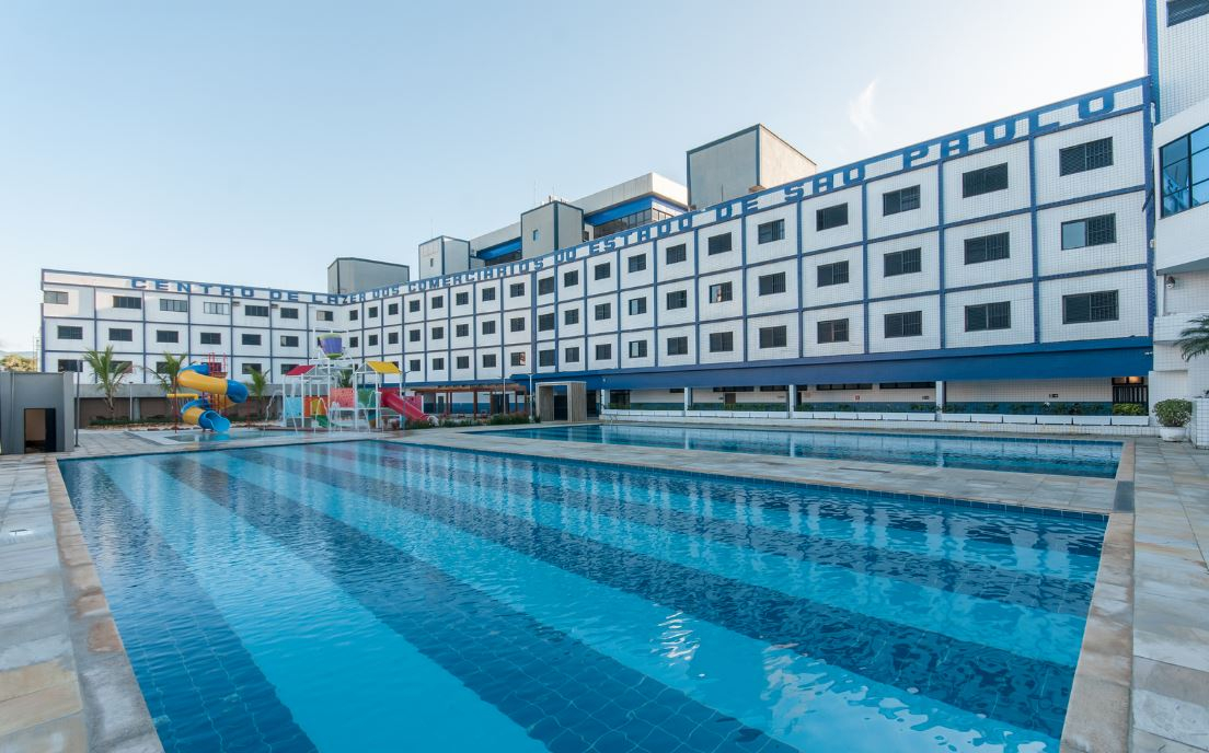 Centro de Lazer dos Comerciários em Praia Grande anuncia recesso de dois meses para obras e melhorias