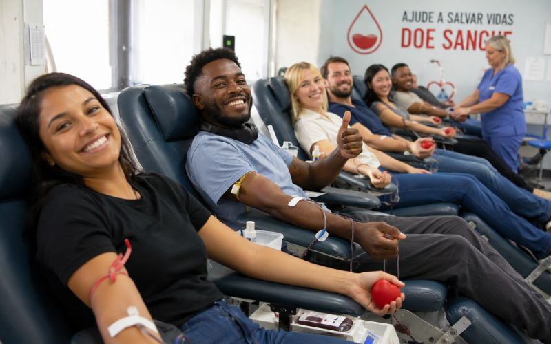 Comerciários reforçam conscientização pela doação de sangue