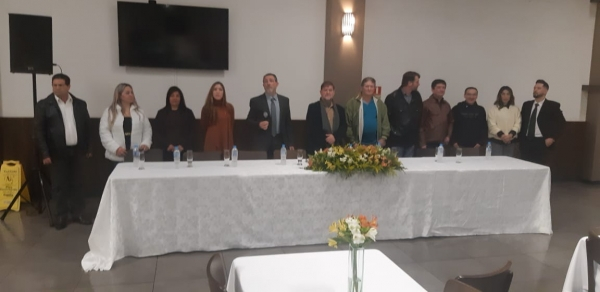 Diretor Tesoureriro da FECEP participa de Cerimônia de Posse da Diretoria do SEC. Pato Branco