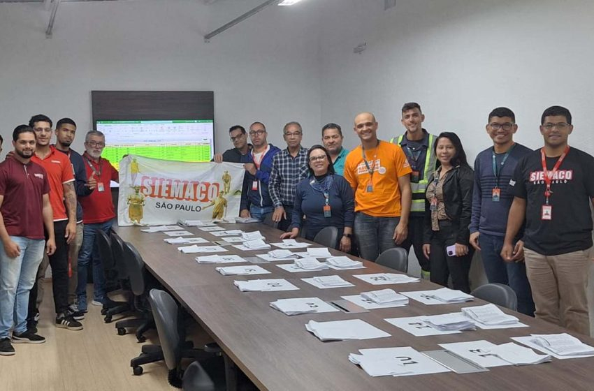 Equipe da subsede Santo Amaro conclui eleição de CIPAA na CPLU na zona sul