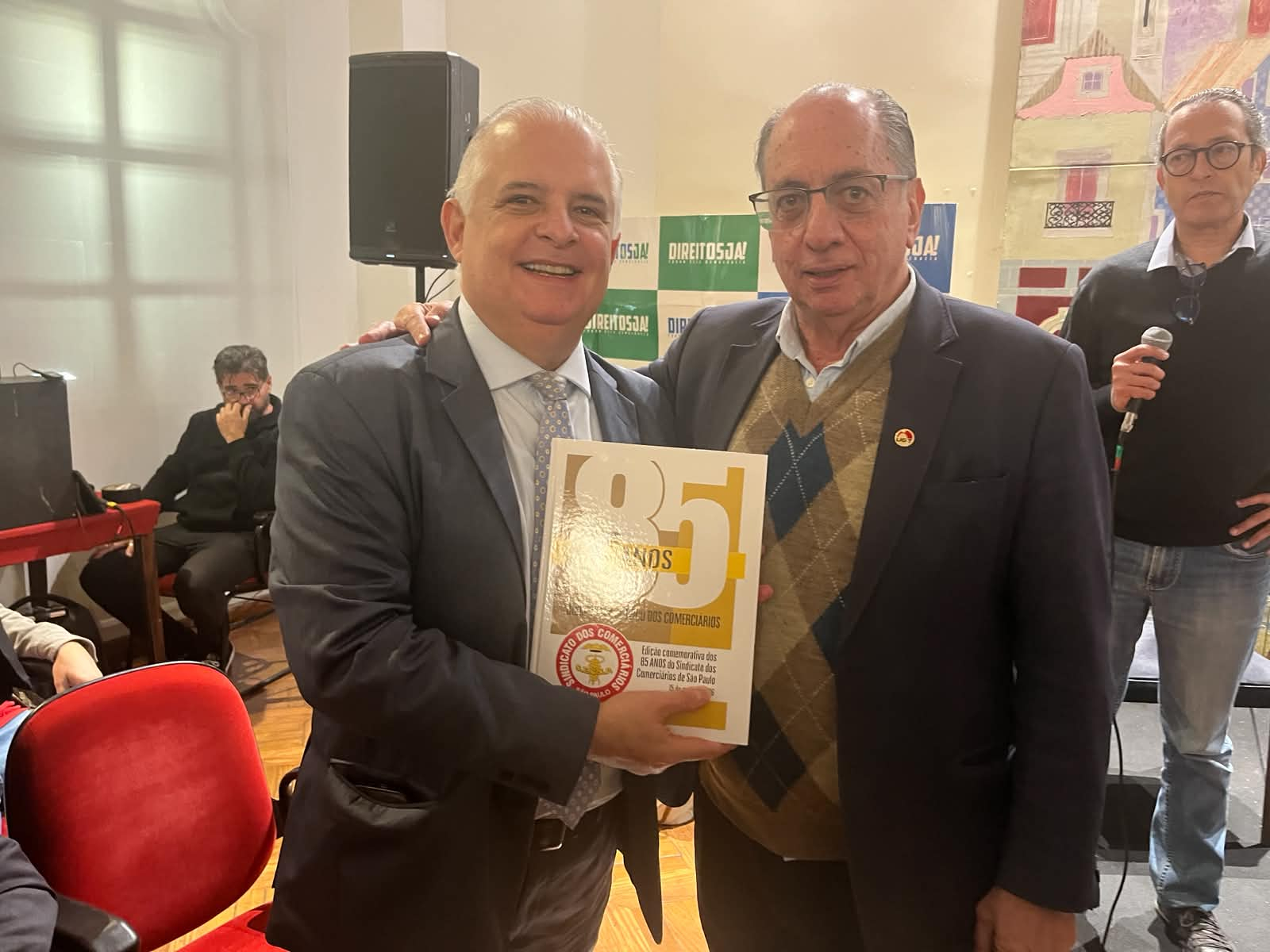 Ricardo Patah participa de roda de conversa sobre democracia e desenvolvimento em São Paulo