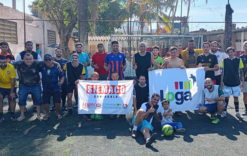 SIEMACO-SP se reúne com trabalhadores da Loga em quatro eventos de futebol no feriado