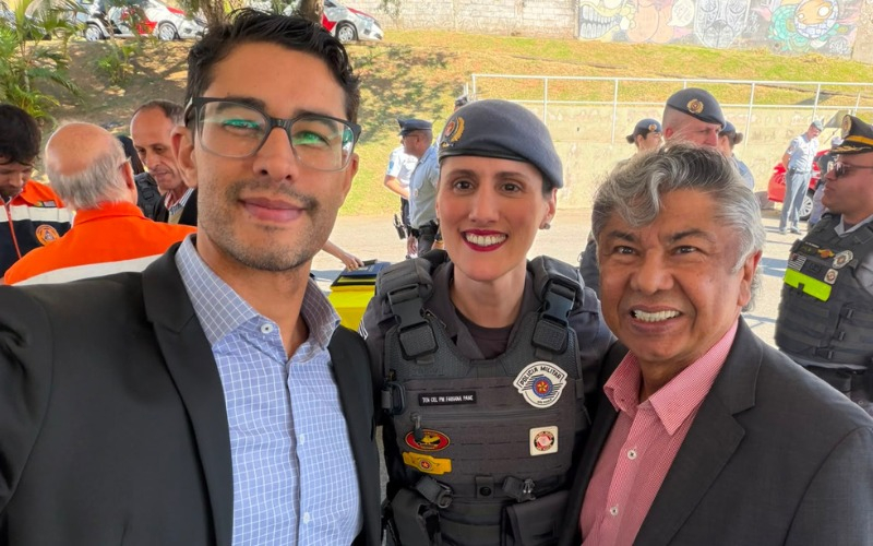 Milton de Araújo prestigia evento da PM em Jundiaí