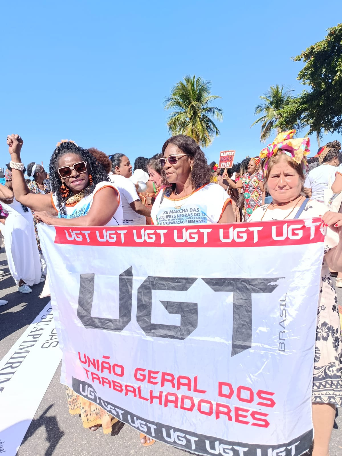 UGT-RJ e CONASCON participam da XII Marcha Estadual das Mulheres Negras no Rio de Janeiro