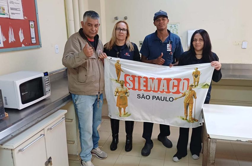 SIEMACO-SP acompanha eleição da CIPAA na Provac no Hospital do Servidor Público Municipal