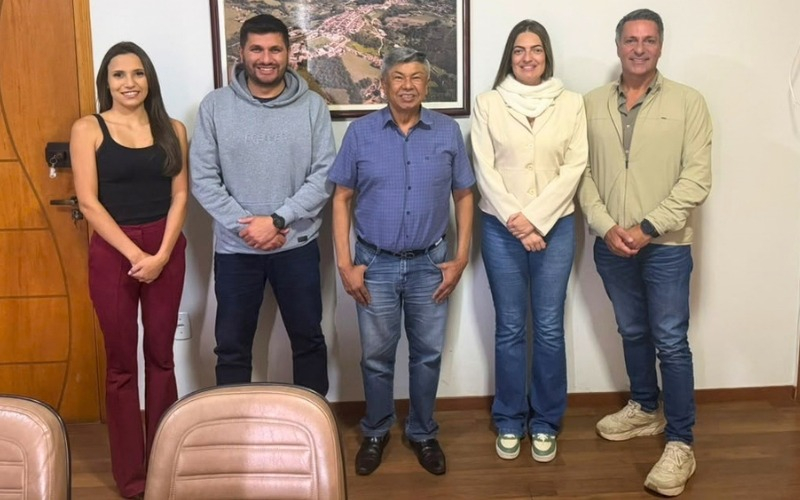 Prefeito de Pedra Bela recebe dirigentes sindicais de Jundiaí e Bragança Paulista