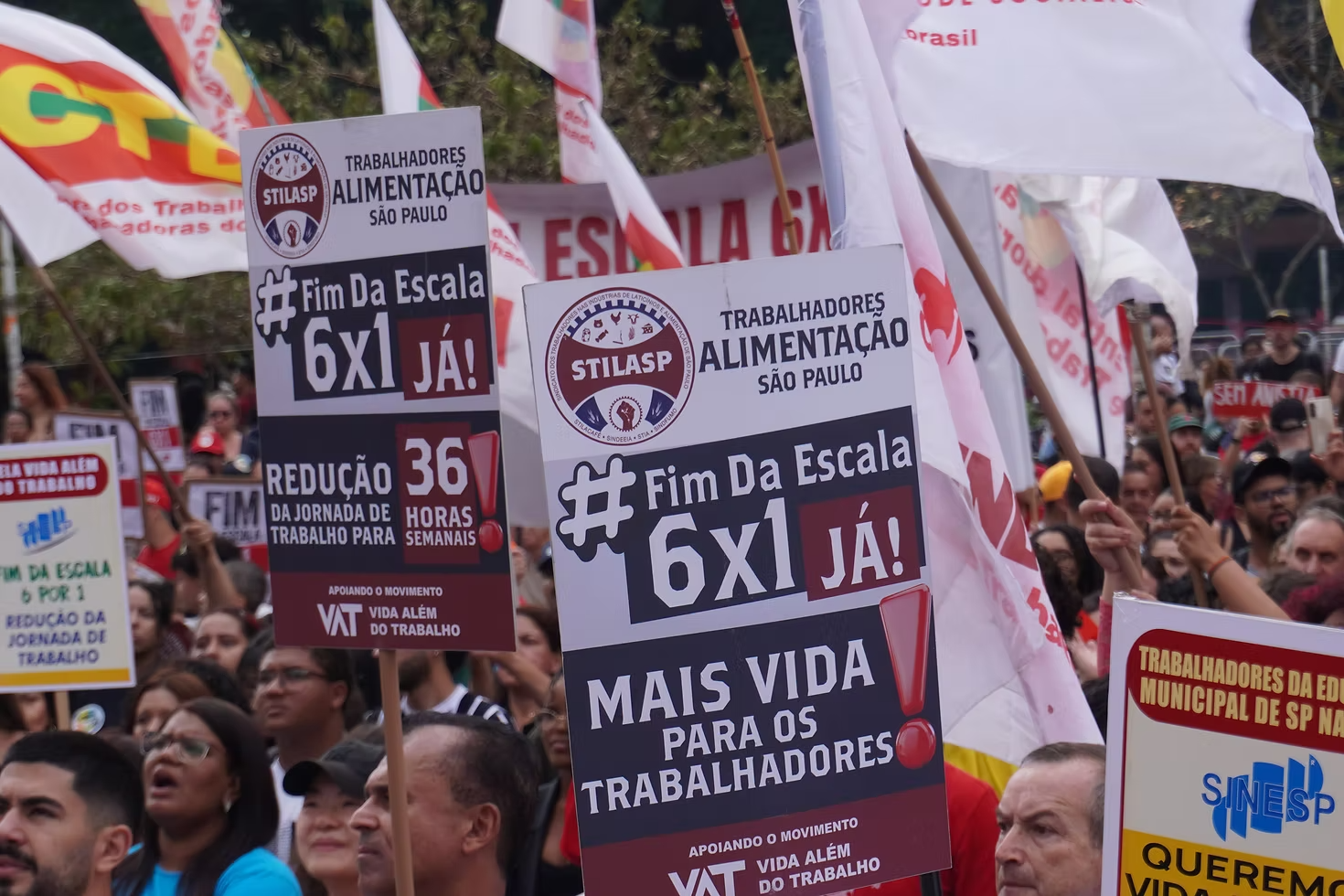 Trabalhadores da Alimentação em São Paulo defende ocupar as ruas pelo fim da escala 6 x1