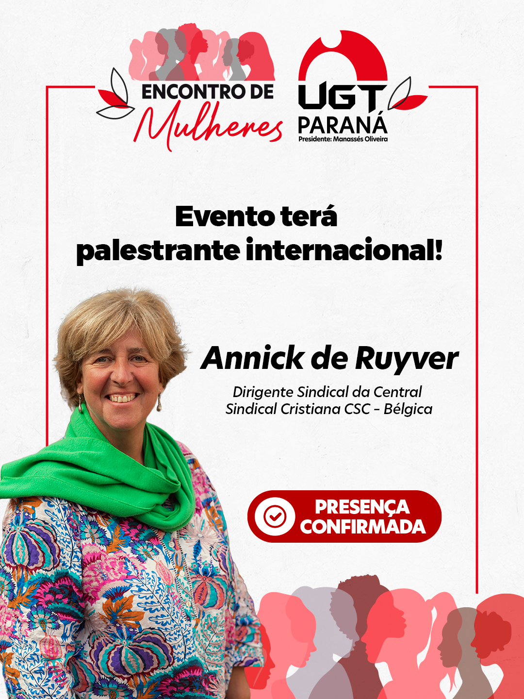 ENCONTRO DE MULHERES UGETISTAS TERÁ PARTICIPAÇÃO INTERNACIONAL!