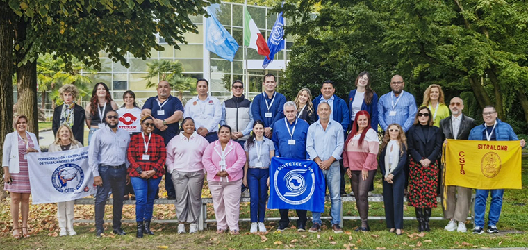 SINTETEL participa de evento da OIT em Turim