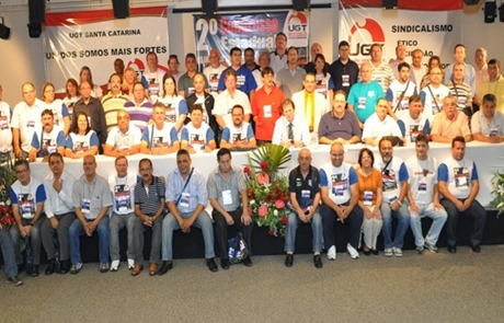 2º Congresso da União Geral dos Trabalhadores de Santa Catarina# reelege Diretoria Executiva para mais quatro anos de mandato