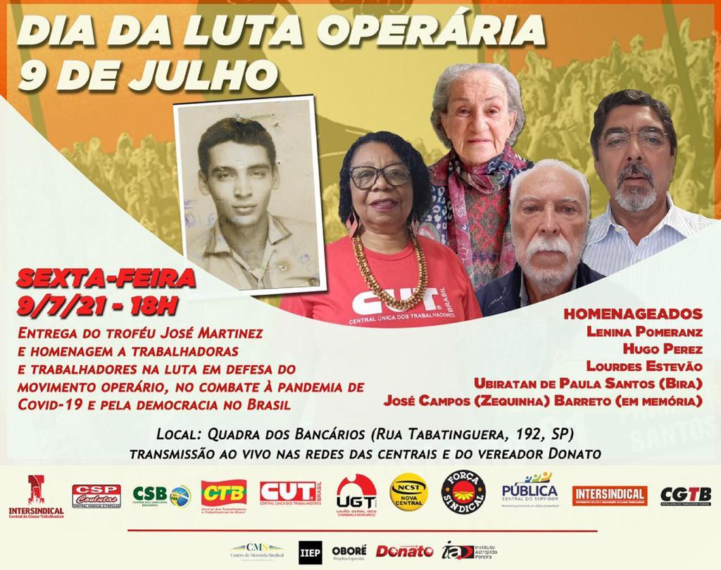 9 de julho: Dia da Luta Operária