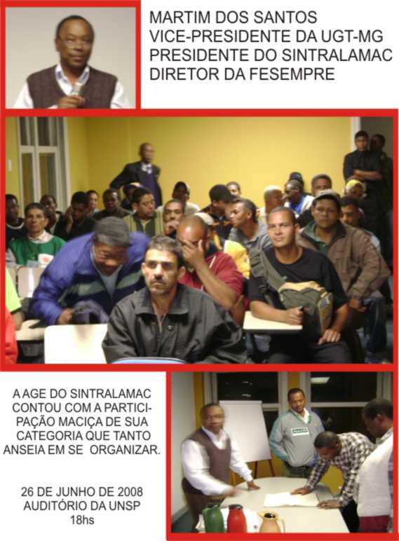 AGE do SINTRALAMAC.