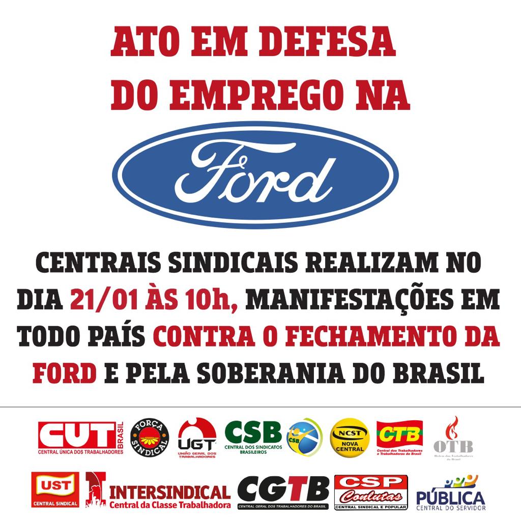 Ato em defesa do emprego na Ford