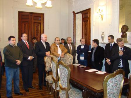 Audiencia no Palacio de Governo RS