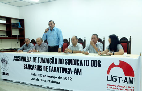 Bancários fundam sindicato em Tabatinga