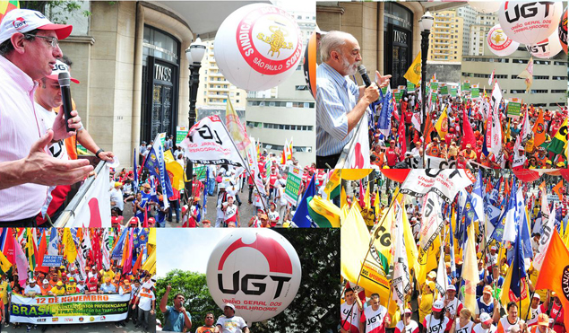 Centrais sindicais promovem ato unitário pelo fim do fator previdenciário