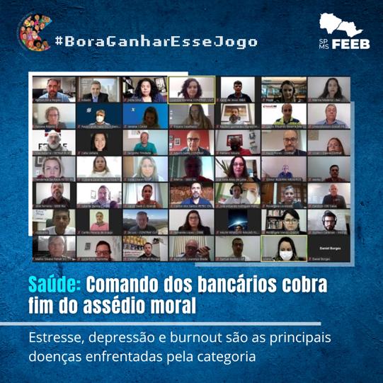 Comando dos Bancários cobra fim do assédio moral