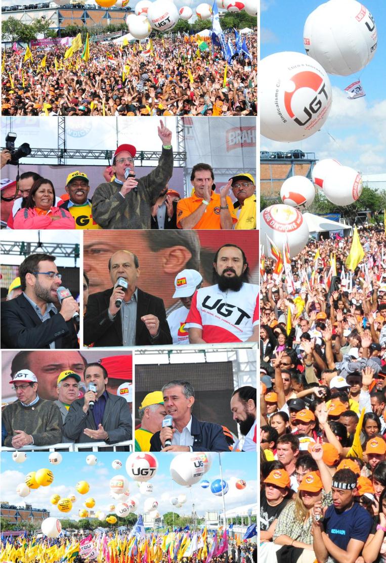 Comemoração e Luta na festa do 1º de Maio Unificado na Praça Campo de Bagatelle